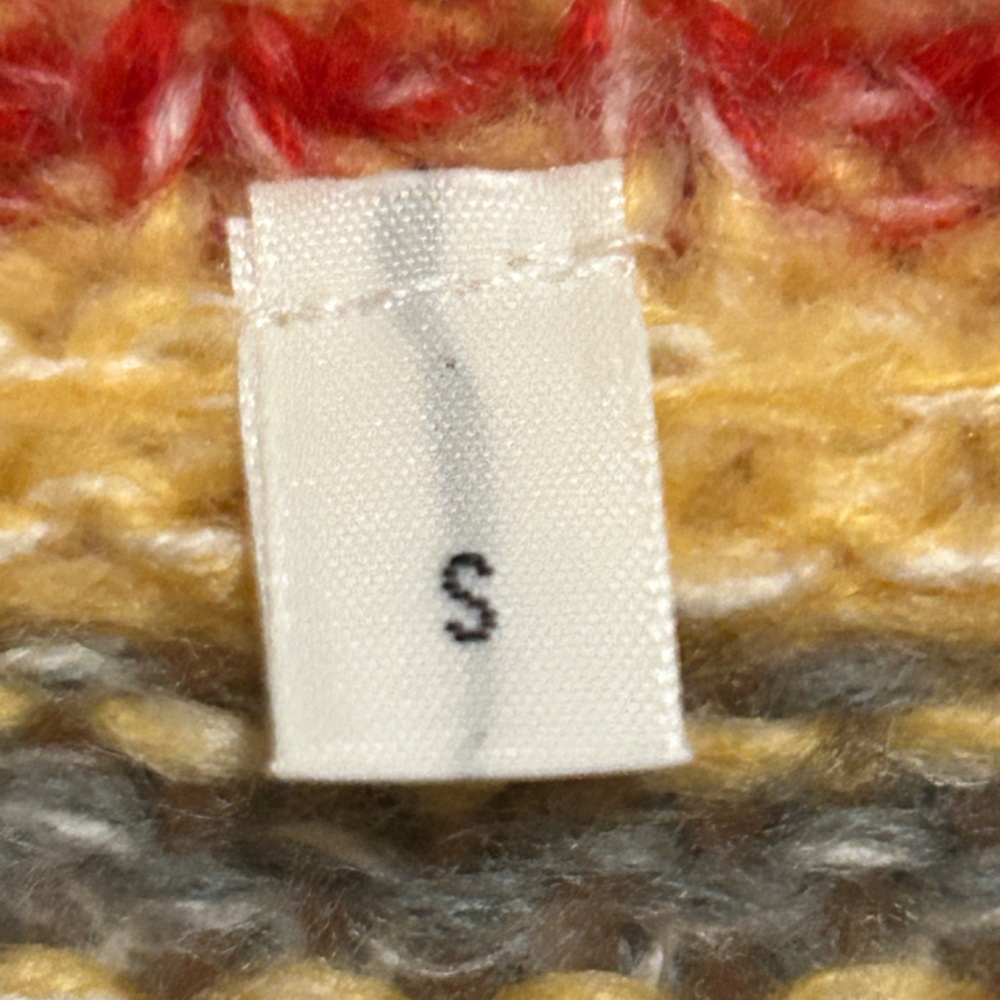 LIKE NEW! Women's Multicolored Striped Cardigan - SMALL - Picture 8 of 8